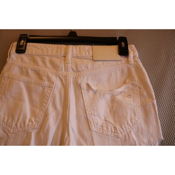 Hidden Denim Shorts Women’s Extra Small White Stretch Distressed Los Angeles - Picture 5 of 7